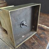 Carcel type brass lamp