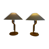 Modern Scandinavian table lamps "Grevie" by Lars Bessfel for Ateljé Lyktan, 1980