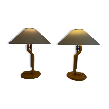 Modern Scandinavian table lamps "Grevie" by Lars Bessfel for Ateljé Lyktan, 1980