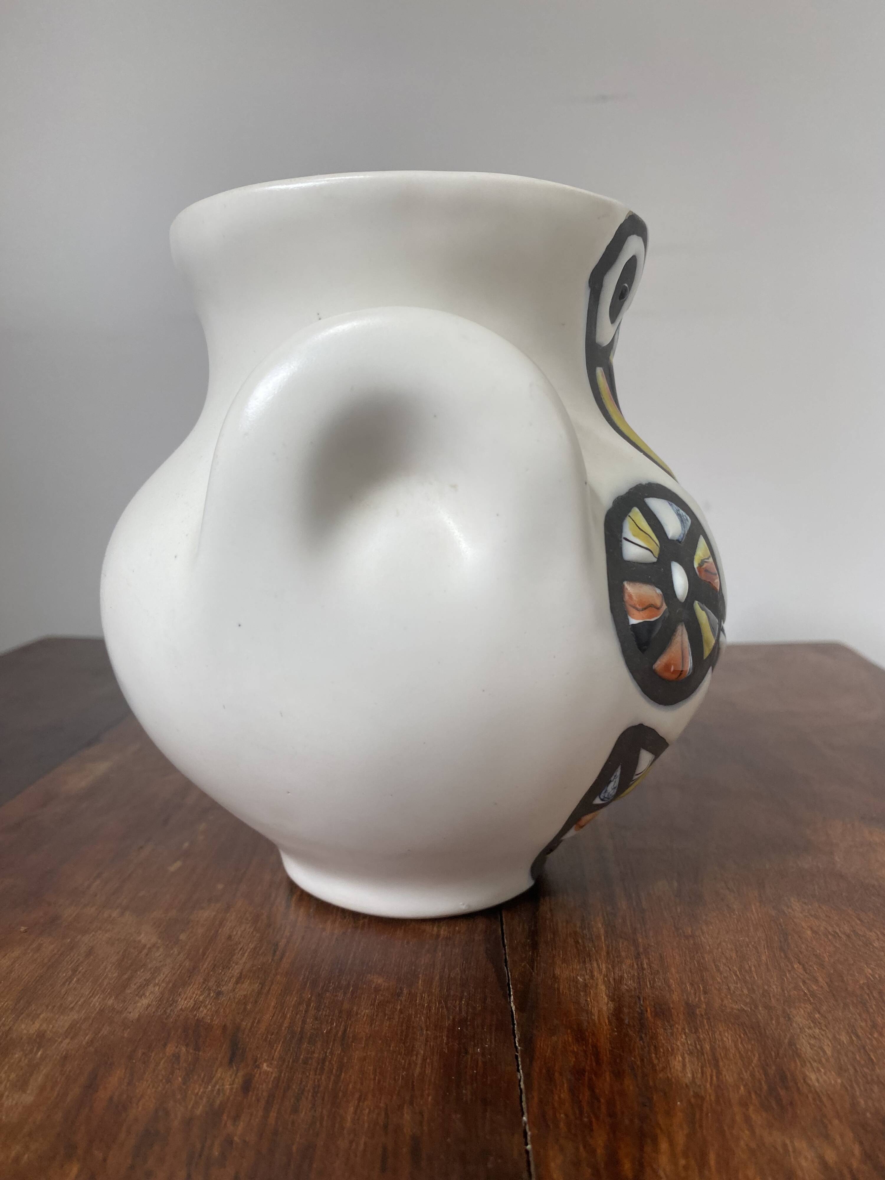 Roger Capron – Vallauris ceramic vase model N62 signed – 1950s