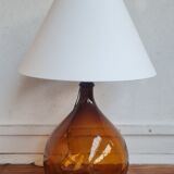 Vintage demijohn lamp