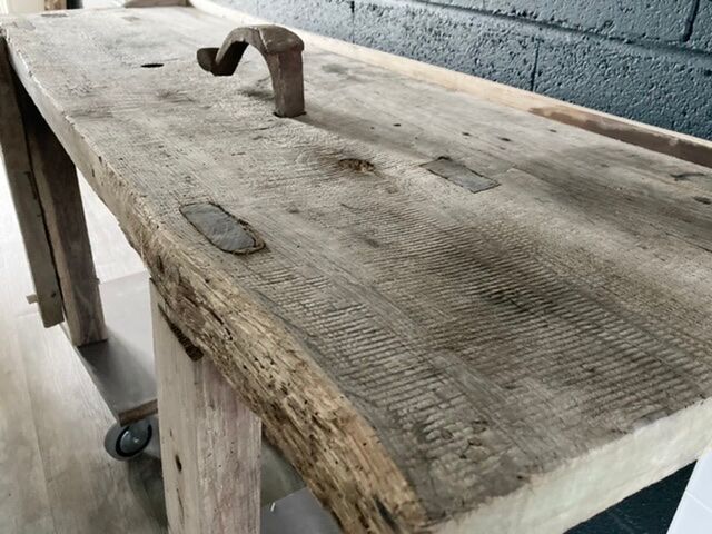 Authentic old workbench