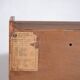 Mid-century walnut veneer sideboard with triangular handles – Czechoslovakia, circa 1960