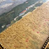 Tableau HSP "Landscape with Wheat and Poppies" post-impressionist 1900