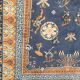 Tapis ancien européen motif chinois 192x302 cm
