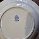 Deep plates Badonviller pink Digoin