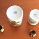 Flacons de parfum porcelaine Limoges Vapocler Clercygne Paris - année 70