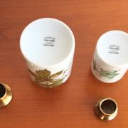 Limoges Vapocler Clercygne Paris porcelain perfume bottles - year 70