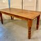 Table de ferme en pin massif fin XIXe, 187cm