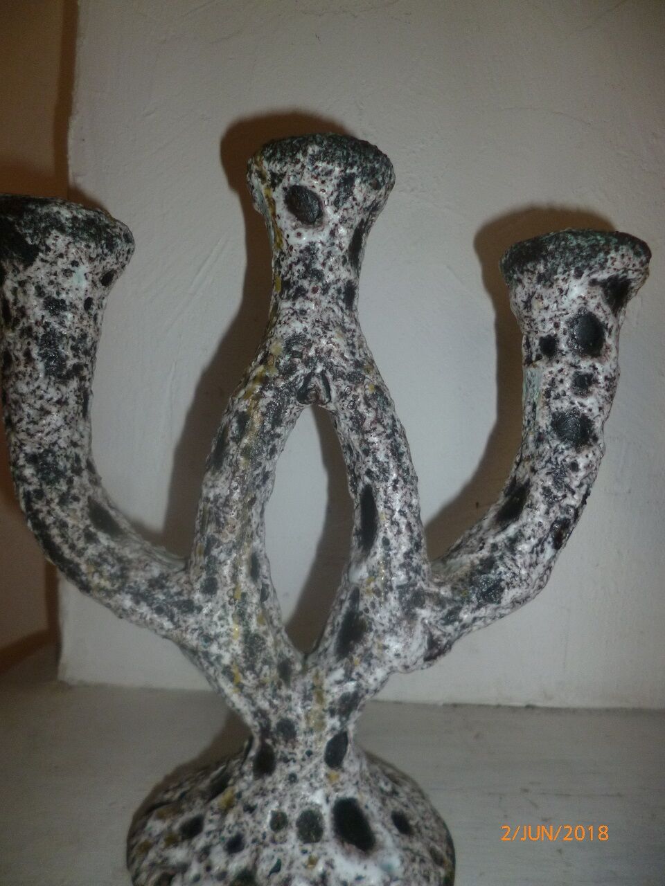 2 candlesticks lava lava 1960