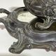 Table jardinière and its silver-plated tray in Louis XV style.