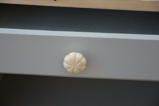 Parisian buffet without door, library, counter