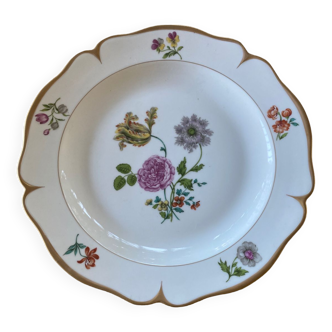 Plat rond porcelaine de Lourioux