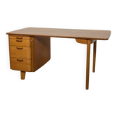 Art Deco Oak Desk by Gunnar Ericsson for Åtvidaberg / Facit AB, Sweden, 1950s