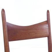 Suite de 6 chaises scandinaves en teak