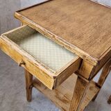 Paire de chevet en bois clair