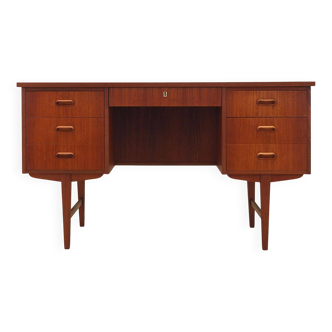 Teak desk, Danish design, 1970s, production: Denmark