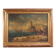 20th century Italian painting of a harbor view