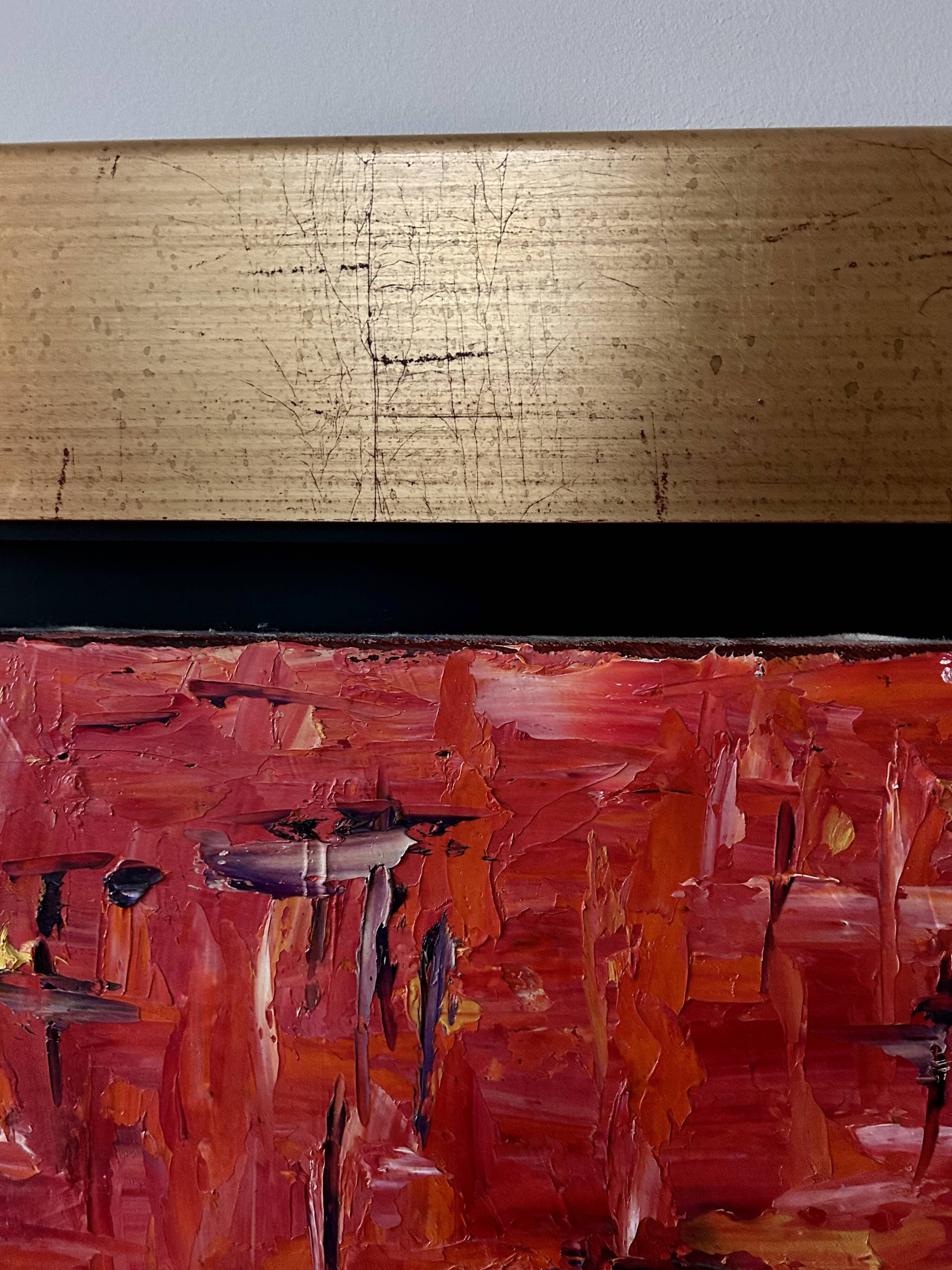 Peinture à l'huile abstraite par Ruspoli 2003