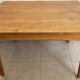 Table de ferme vintage ou bureau en bois massif