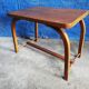 Table d'appoint bois courbé vintage