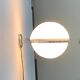 Mid-century Italian space age spherical wall light by Guzzini.