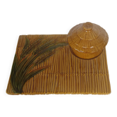Cheese platter Vallauris with bell – wheat ear decoration
