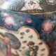 Antique Japanese porcelain vases, Meiji period, 19th century, oriental porcelain art, in