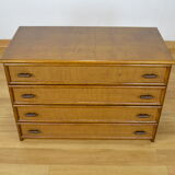 Vintage dresser in rattan 1970/1980