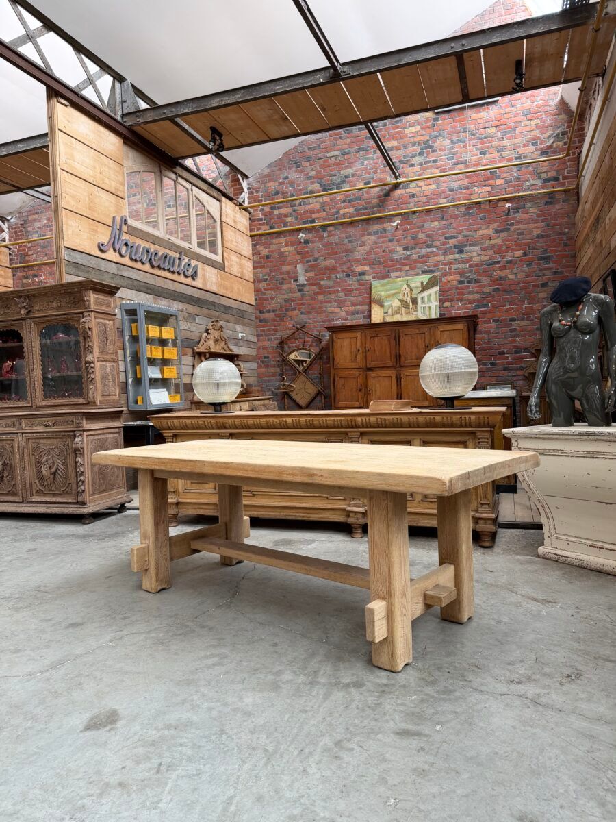 Oak farmhouse table