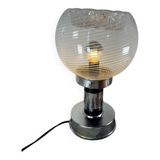 Mushroom lamp chrome murano snaidero italy spage-age 1970