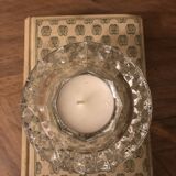Glass candle holders