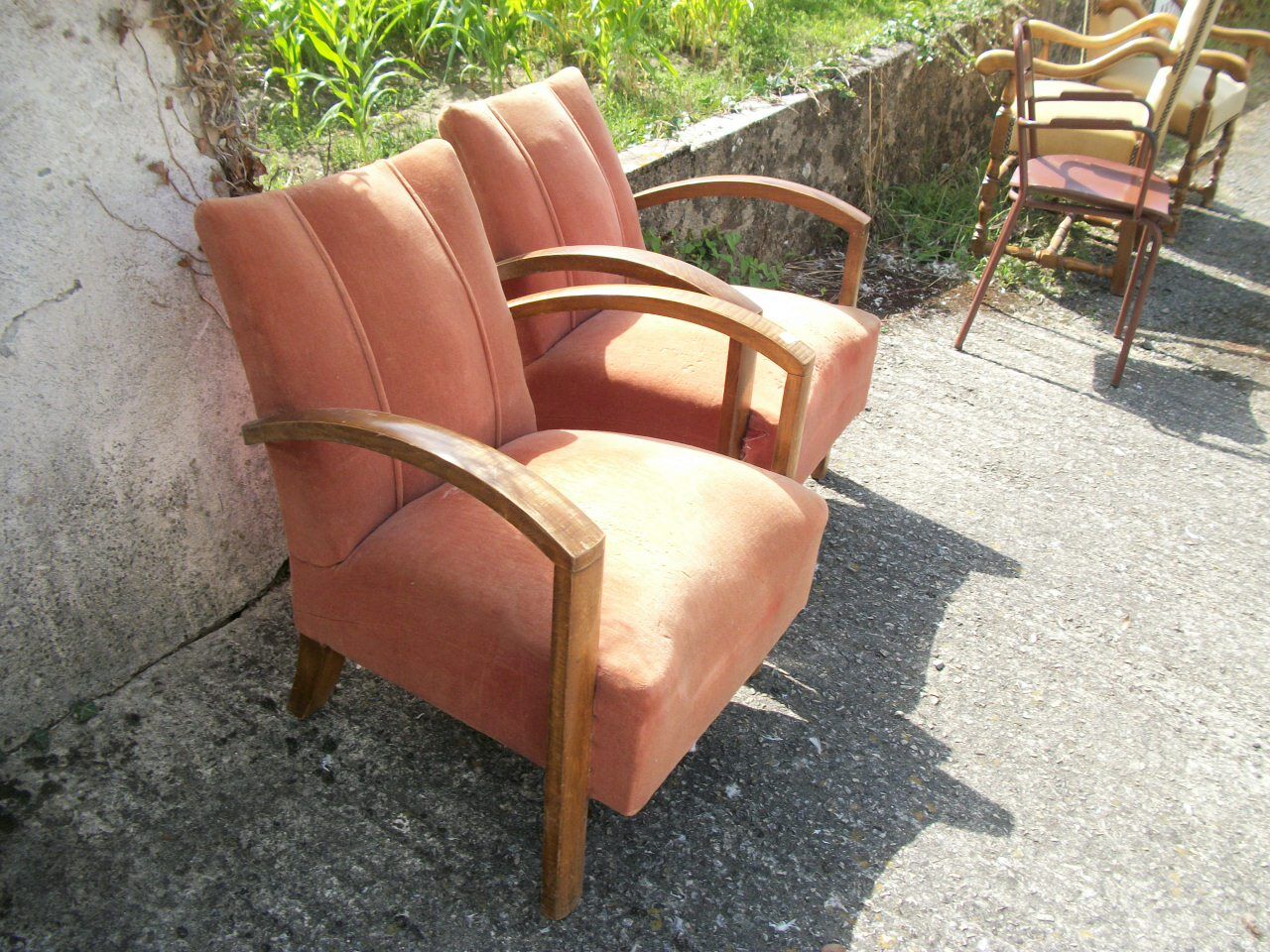 Pair of chairs, 30/40