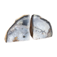 Paire de serre-livres en agate