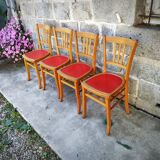 Series of four bistro chairs