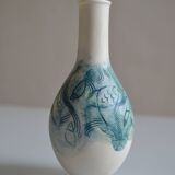 Porcelain vase with fish decoration