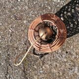 Ball rattan pendant light