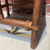 Rattan nesting table