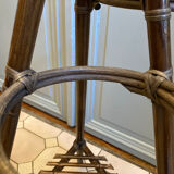 Vintage rattan plant holder