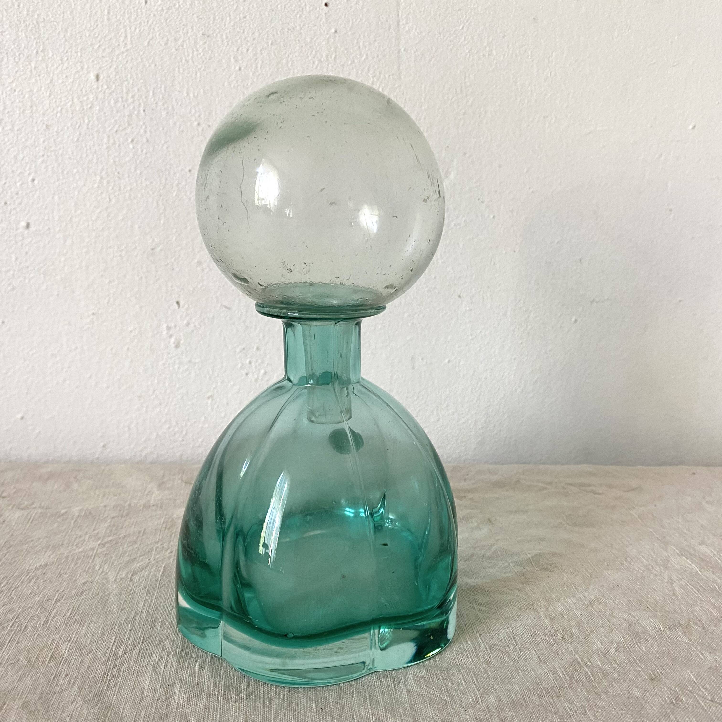 Bleikristall ball stopper decanter