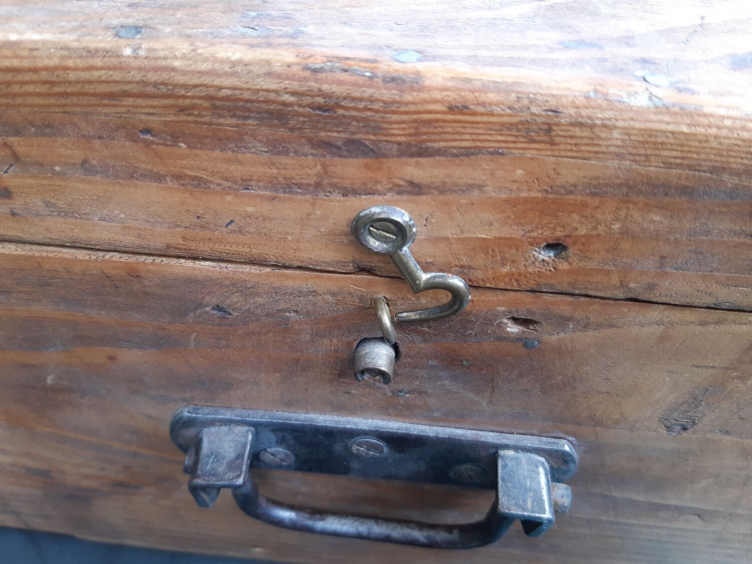 Handmade solid wood chest