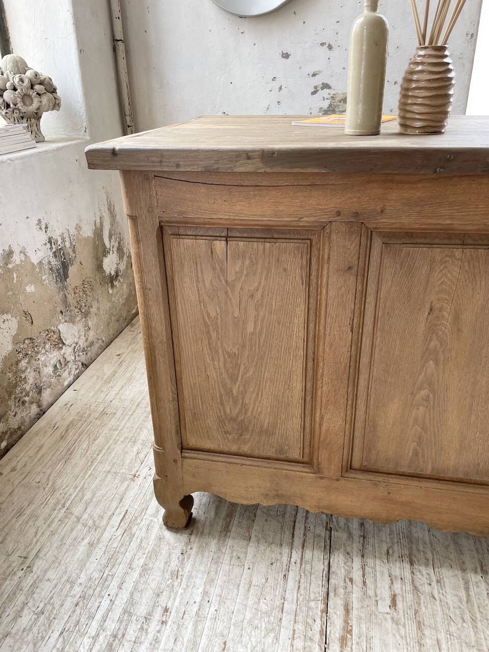 Comptoir en chêne XXL 260 cm