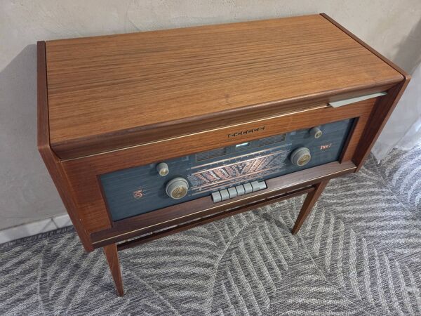 Combiné radio vinyle Philips H5S04A de 1961 restauré