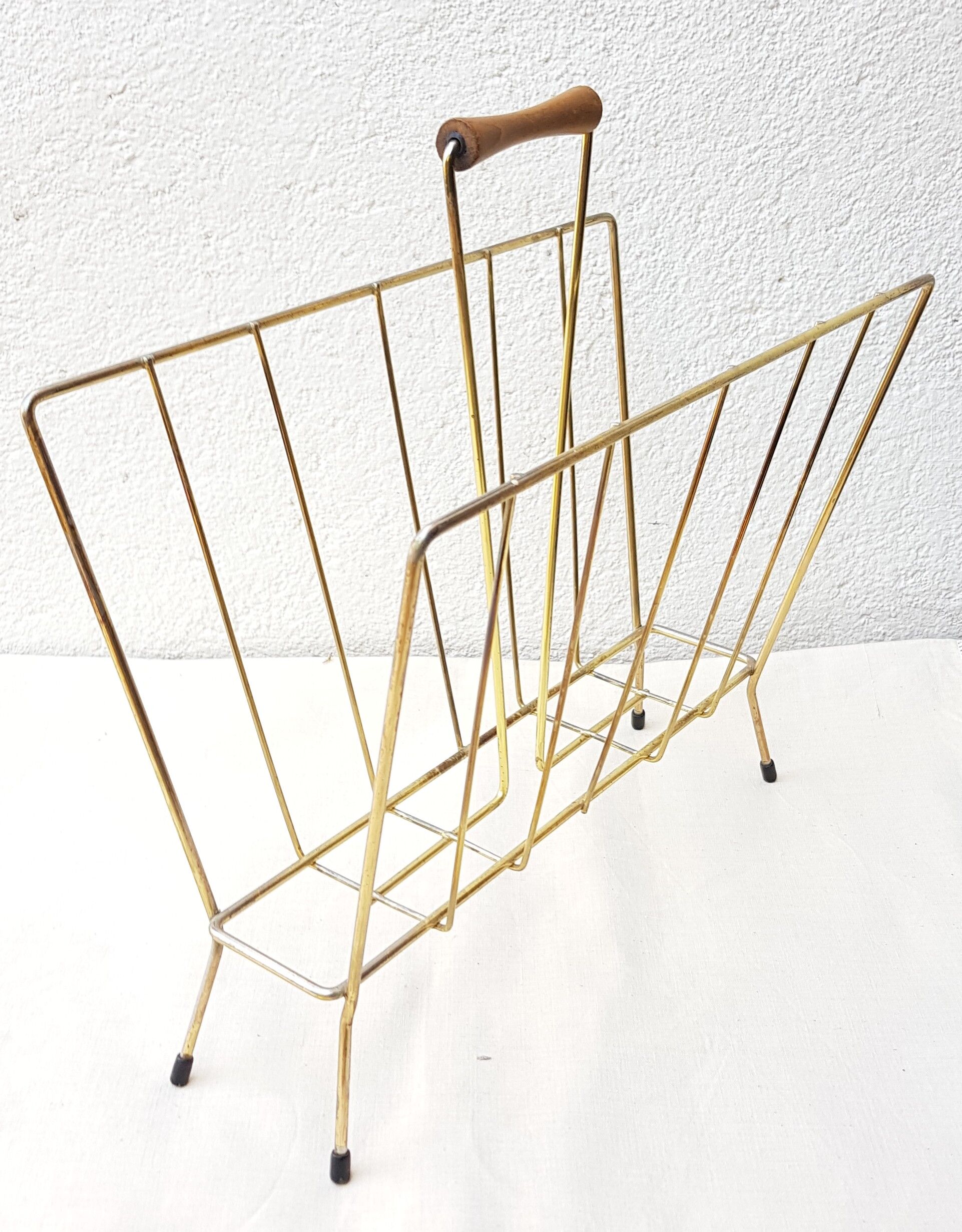 60's gold metal review door