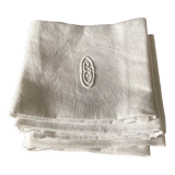 Cotton napkins with monogram