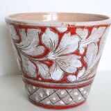 Italian ceramic flowerpot by Fratelli Fanciullacci, circa 1950/60 / size 3