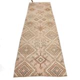 3x9 Brown Cream Classic Persian Runner Rug, 87x283Cm