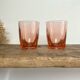 4 vintage “art deco” Rosaline glasses