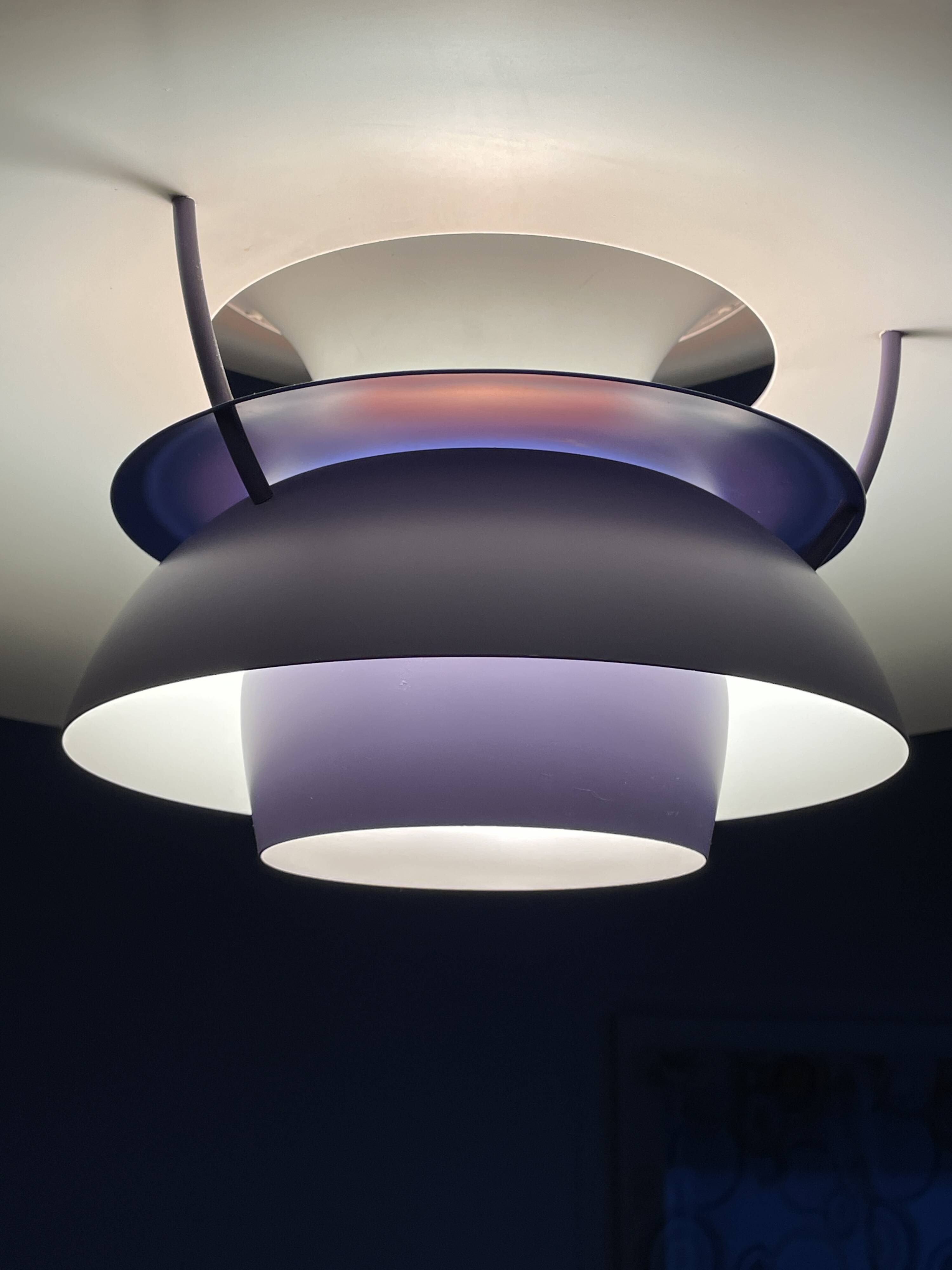 Ph5 “lila” pendant light by Poul Henningsen for Louis Poulsen Denmark