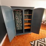 Scandinavian wardrobe wardrobe ganne blue